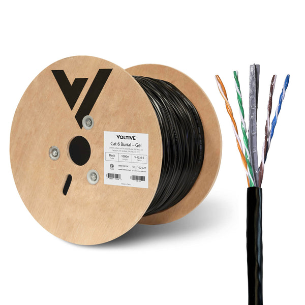 Cat 6 Direct Burial Ethernet Cable - Gel Filled, UV Resistant