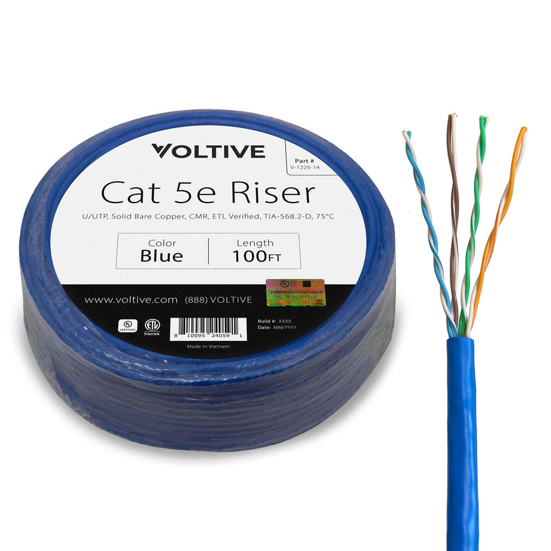 Cat 5e Riser (CMR) Ethernet Cable