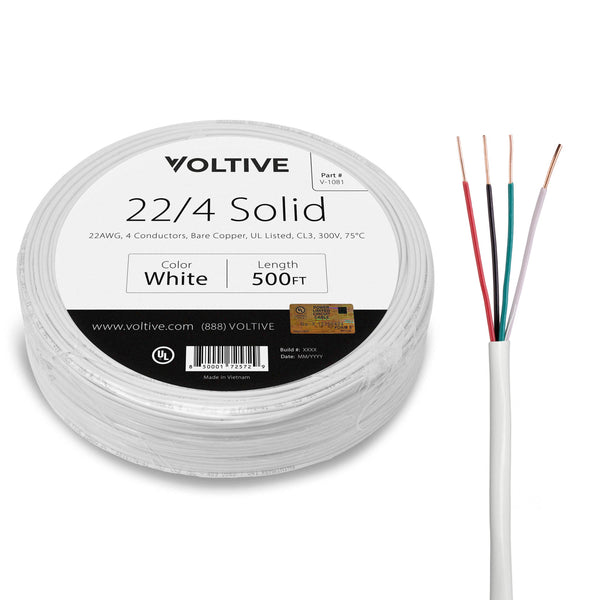 22/4  Solid Alarm Wire - In Wall